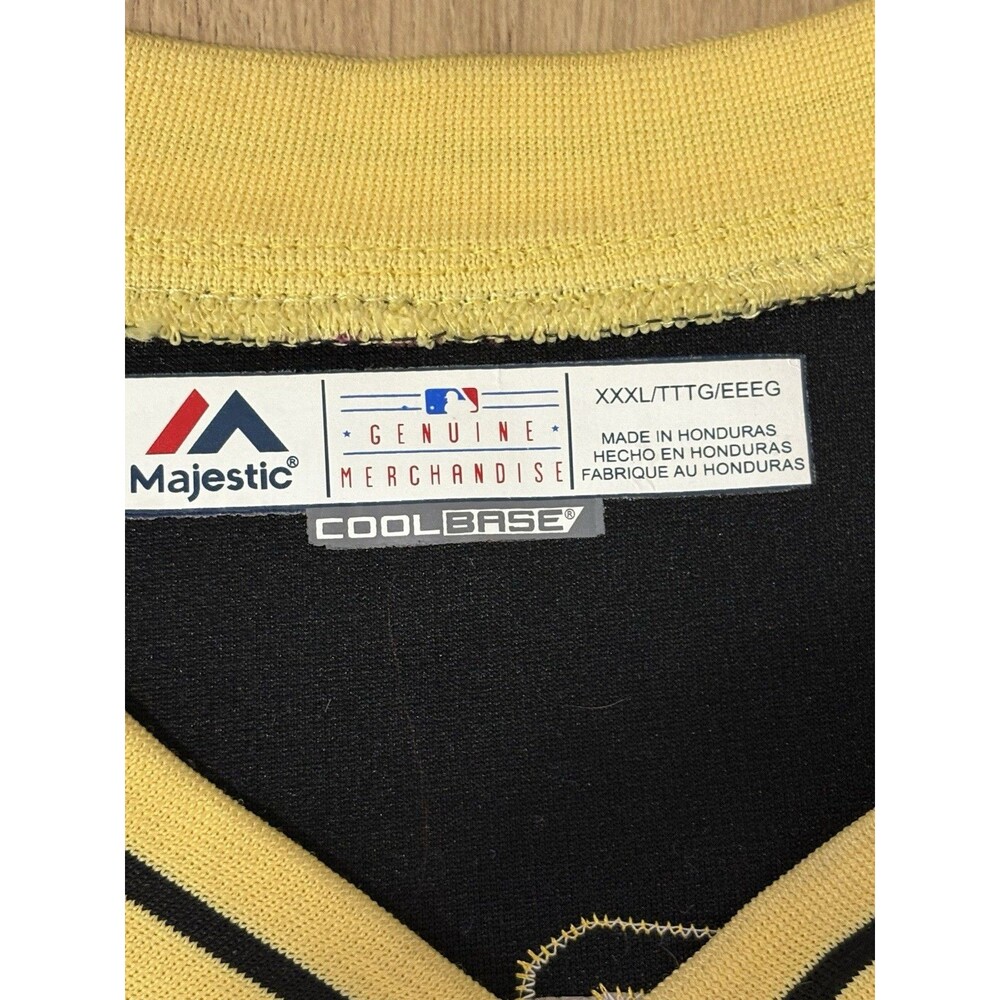 Willie Stargell Jersey Majestic Cooperstown Collection 1982 Coolbase 3XL - Picture 4 of 8